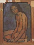 Nu assis (mk39) Amedeo Modigliani